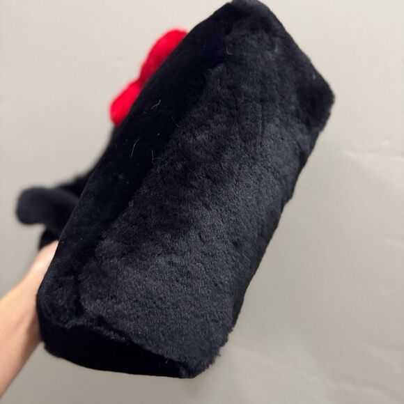 Colorblock Handmade Real Shearling Kitty Cat Large Tote/Shoulder Bag/Crossbody - Picture 14 of 16